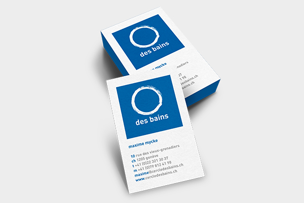 Cercle des Bains visual identity