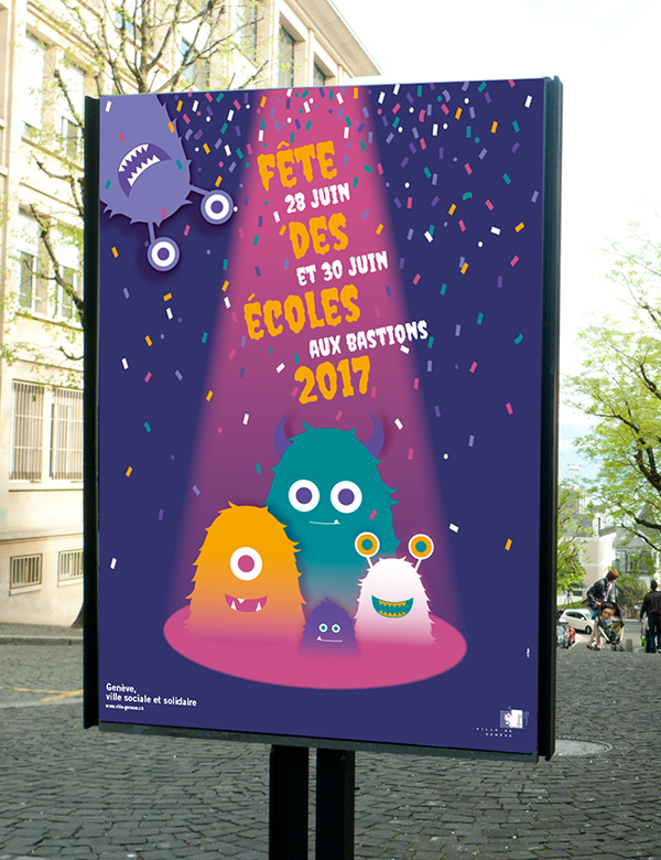 Affiche fête des écoles 2017